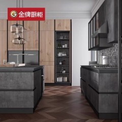 金牌厨柜现代厨房橱柜定制经济型整体橱柜阿玛尼7S
