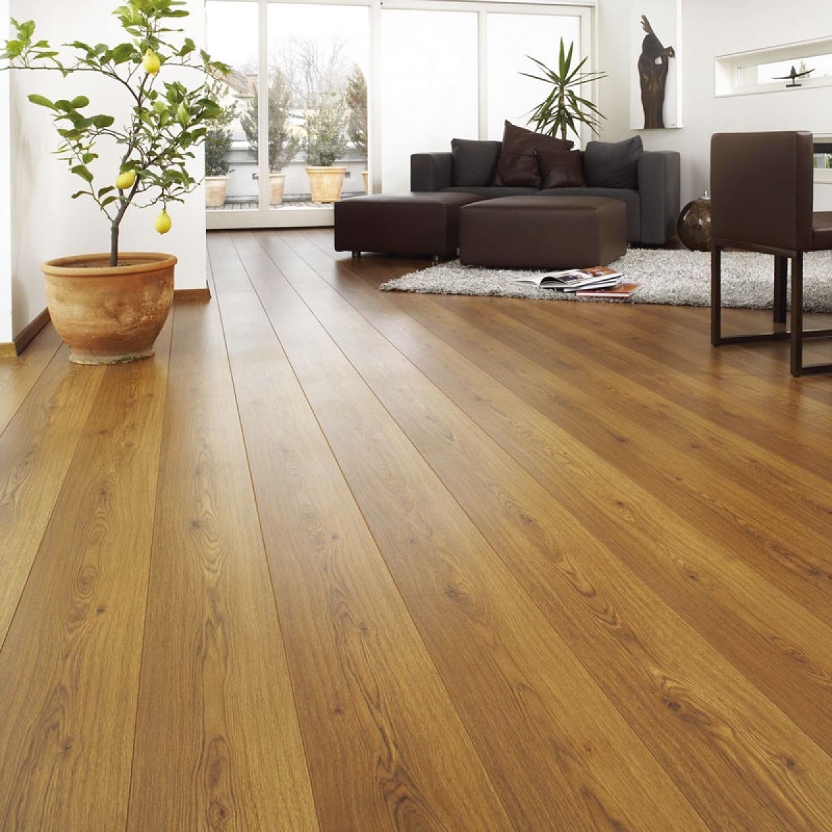 必美地板环保强化复合北欧风地暖耐磨家用客厅卧室木地板