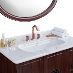 浪鲸卫浴 时尚浴室柜实木柜组合现代简约洗手盆洗脸盆卫生间洗漱台卫浴柜BF6502