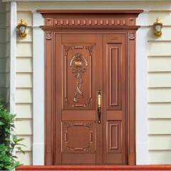 防盗门，甲级入户门，别墅5A级精雕铜门