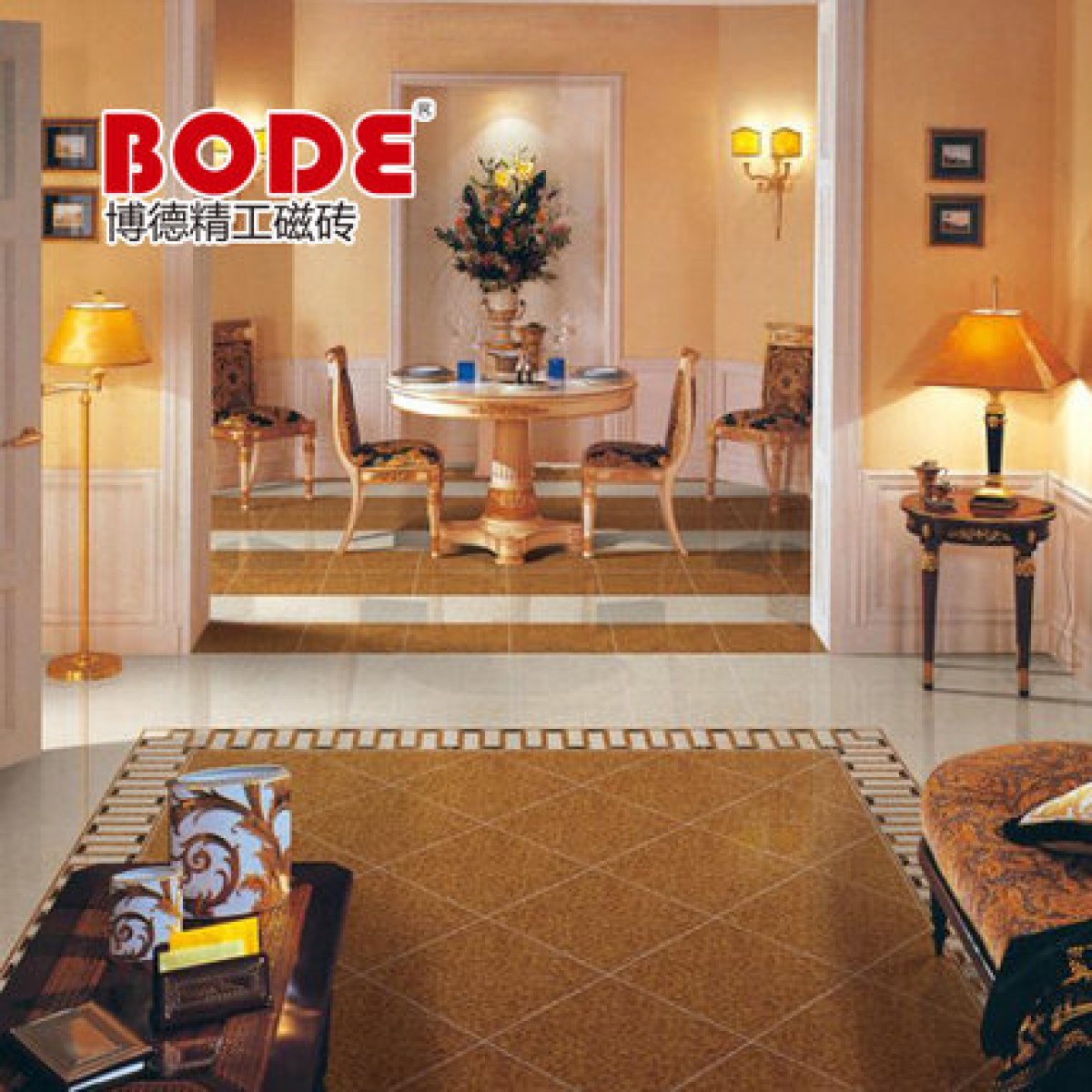 博德瓷砖 精工玉石 客厅地板砖 微晶石瓷砖 翠晶系列 B4J27