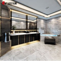 DONGPENG东鹏瓷砖 原石瓷砖900*900客厅防滑耐磨地板砖 灰色几何