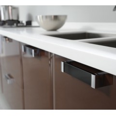 柏厨厨柜整体橱柜定制原色地带3现代简约烤漆门板石英石颜色丰富
