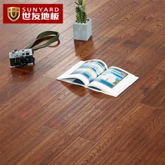 世友地板 实木复合地板栎木 抗刮耐磨环保E0级