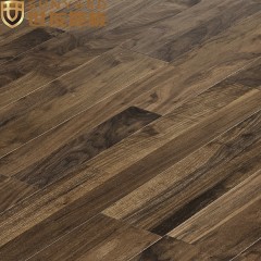 世友地板 木色澜珊黑胡桃 实木多层复合E0级环保木地板浅色木纹地板