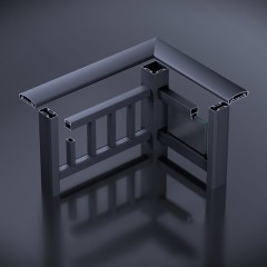 歌尔西亚门窗栏杆系统90-45系列格栅/玻璃 定制品