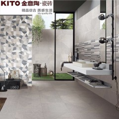 惠州KITO金意陶瓷砖现代仿古系列梅森布纹 客厅墙砖地砖背景墙砖
