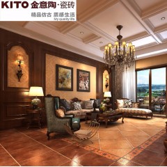 惠州KITO金意陶瓷砖经典仿古系列印象歌德 客厅卧室阳台地砖仿古砖