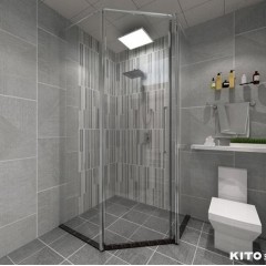 KITO金意陶瓷砖-现代仿古系列-梅森布纹花片 卫生间墙砖地砖