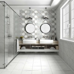 KITO金意陶瓷砖-K瓷系列-卡士白300*600MM 300*300MM厨房卫生间墙地砖