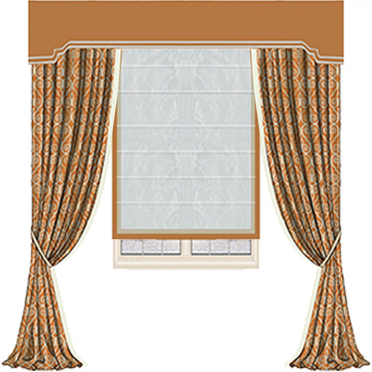 御纺软装大良店 会客厅 展厅 办公室 窗帘设计 一个2米的窗户，要用4.6米左右的布 ，皱褶倍数是2.3倍