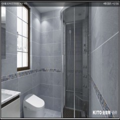 KITO金意陶瓷砖-现代仿古系列-柏林顿-洗手间墙地砖600*600MM