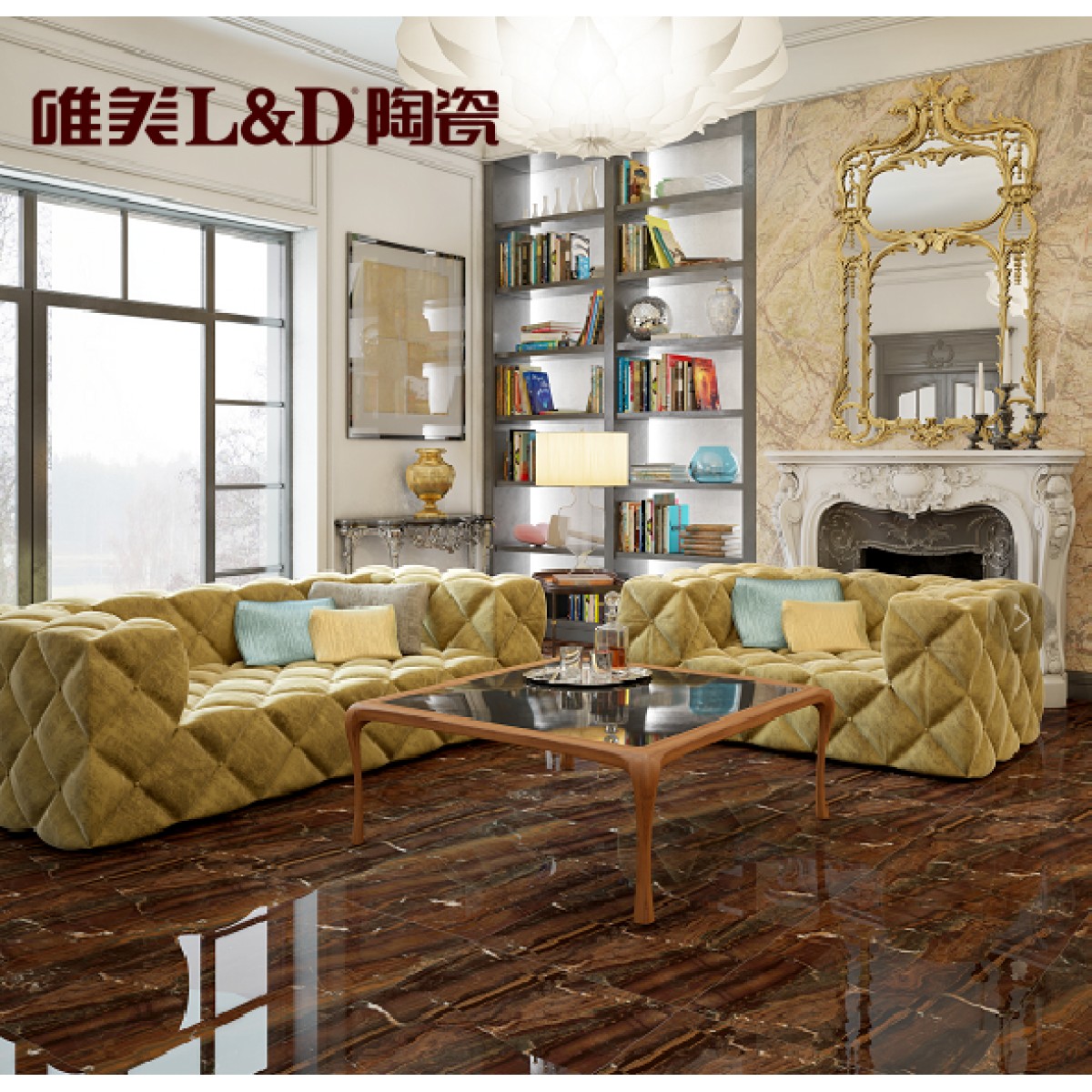 惠州唯美L&D陶瓷亚马逊棕LSZ9136AS(600*900)