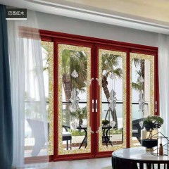 亿合门窗（EEHE）钛镁硅铝合金门室内客厅房门简约金皇系列推拉门