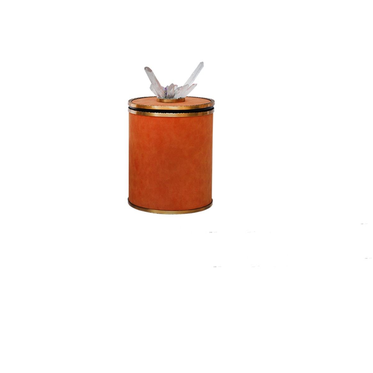 欧米亚-轻奢风格橘色收纳盒（大）ZH-03173