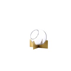 欧米亚-轻奢风格玻璃球花瓶（小）HP-05175-QT