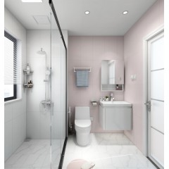 樱花粉色卫浴空间