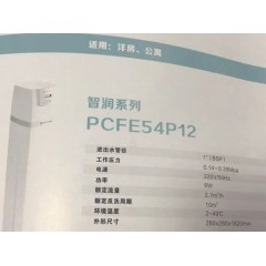 滨特尔中央净水器PCFE54P12