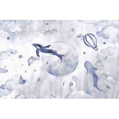 格莱美-熊07独幅印花鲸梦星球+盛夏光年