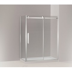 NEW LEVITY®宁乐移门淋浴房L型(两扇固定玻璃 一扇门玻璃)